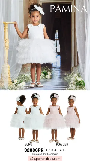 Toddler Girl's Birthday Party Dress in Sizes 1T-5T