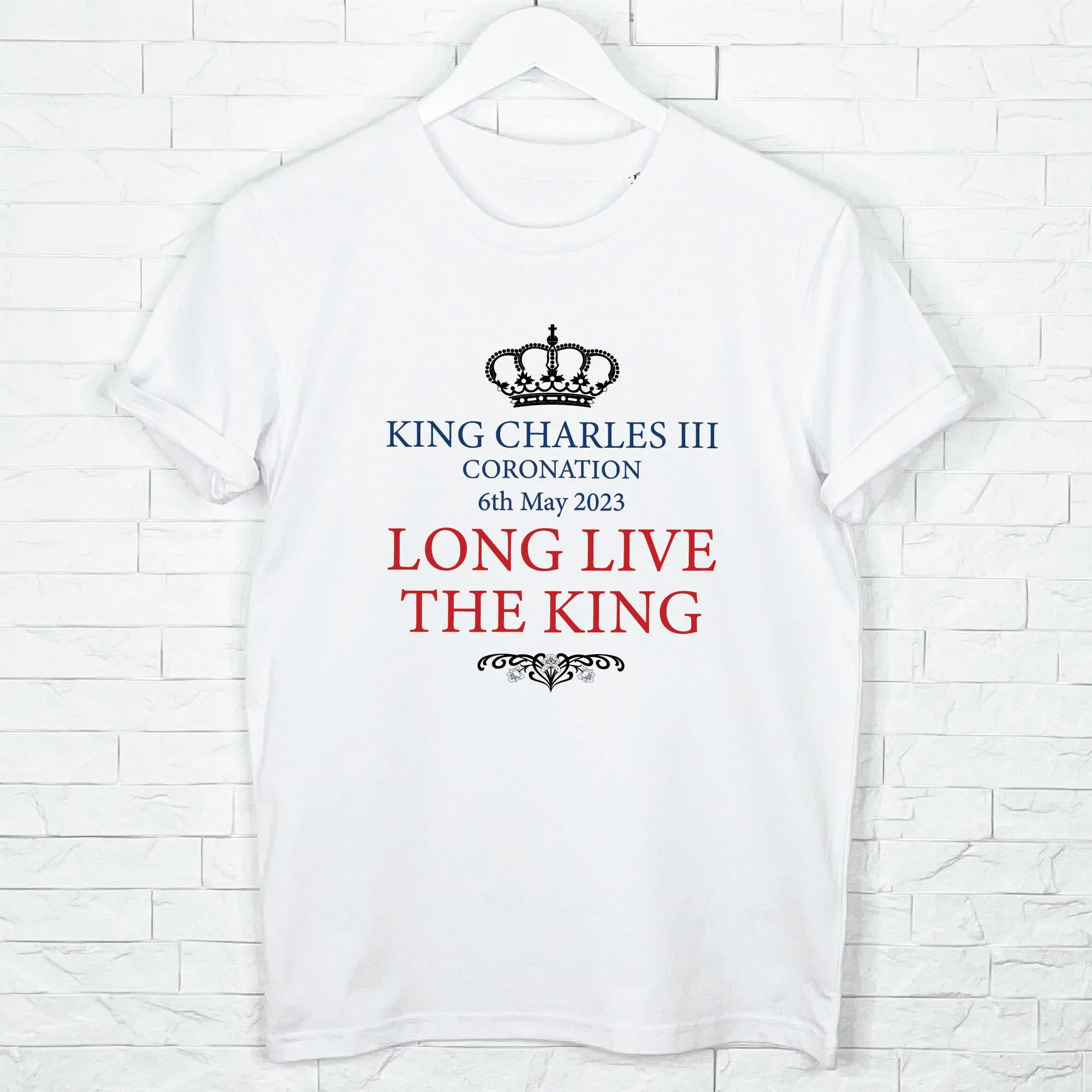 Traditional King Charles Coronation Adult T Shirt