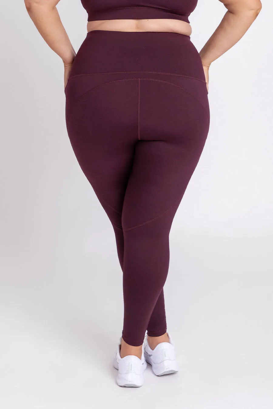 Training Pocket Move Full Length Legging - Wine