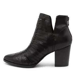Treya Leather Boot - Black