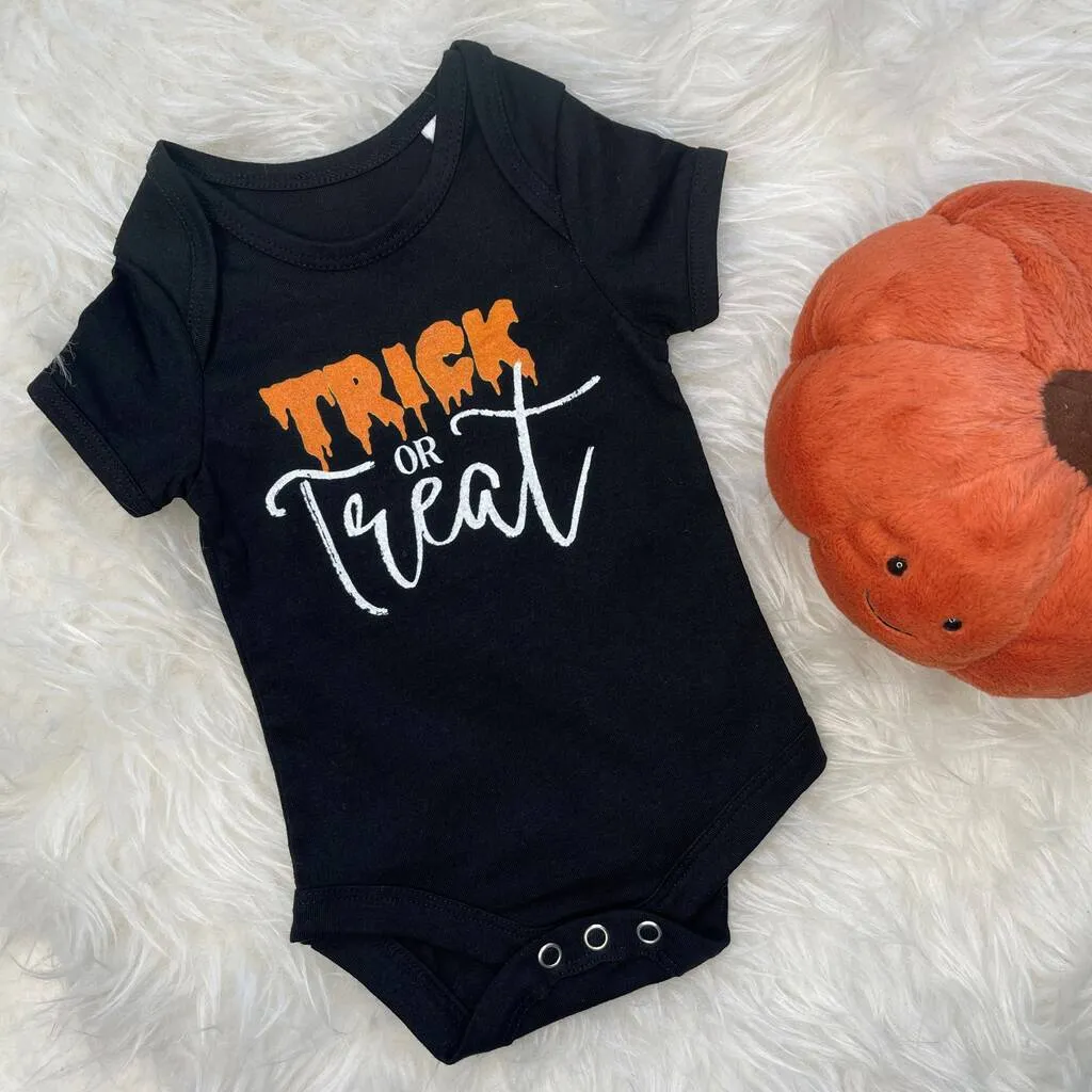 Trick Or Treat Kids Halloween T Shirt Or Babygrow
