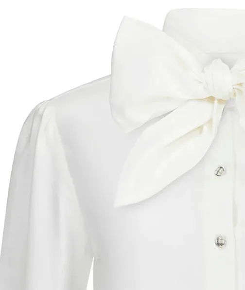 Troy Ladies Luxury Shirt - White