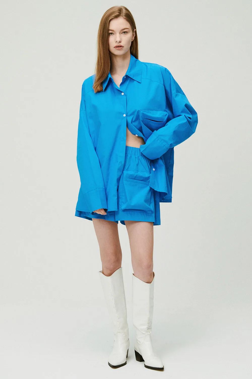 Tyra Oversized Utility Shirt