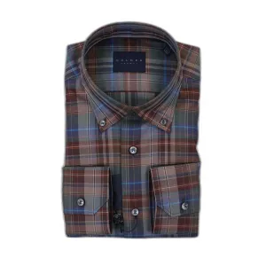 Ultimate Luxe Twill Plaid in Persimmon