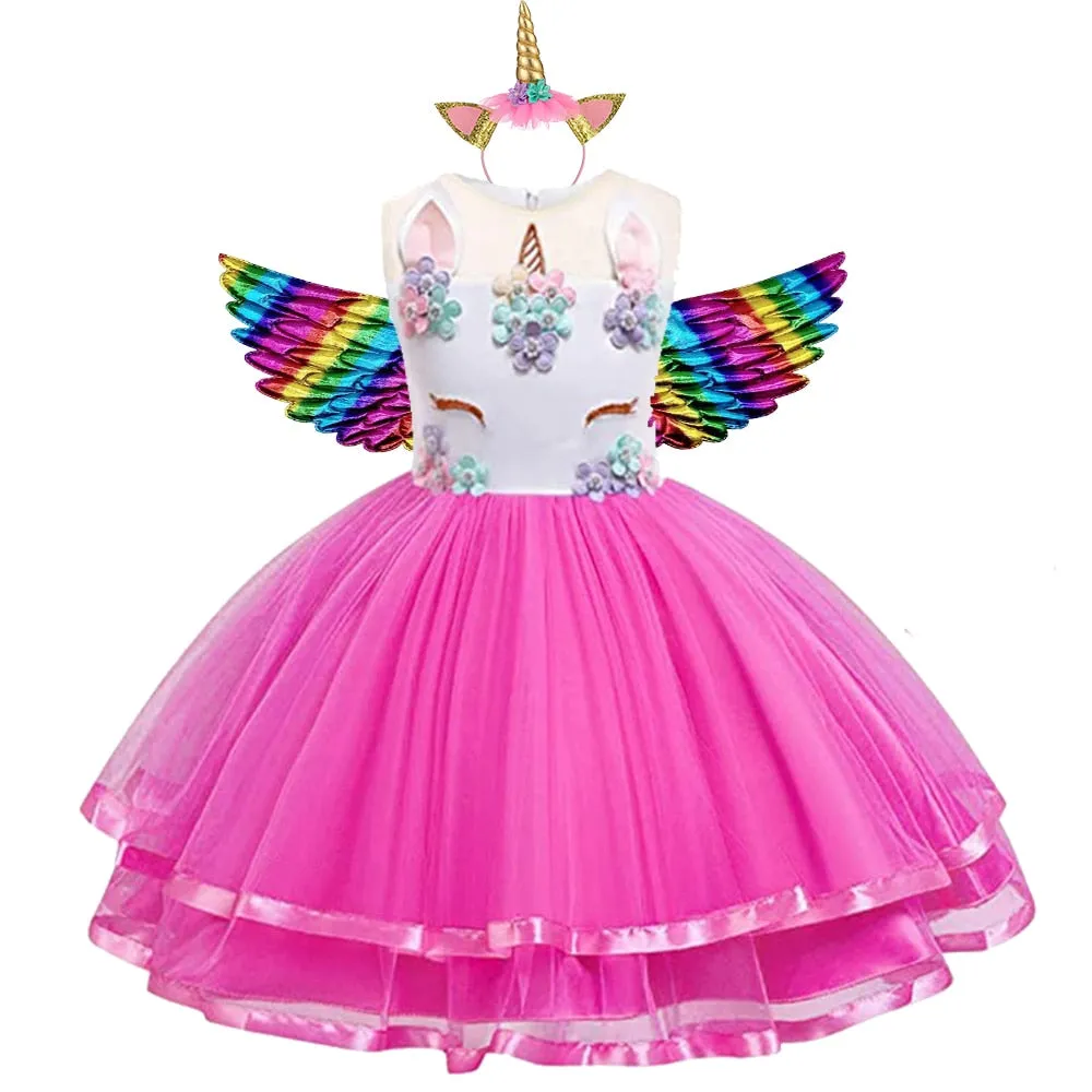 Unicorn Birthday Dress-5 Colours