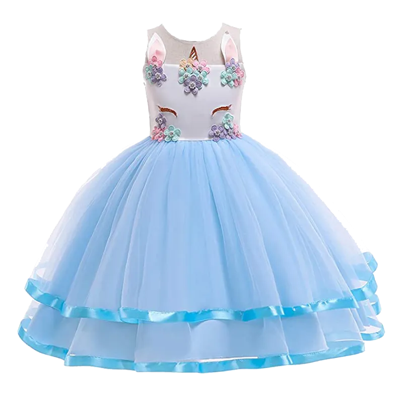 Unicorn Birthday Dress-5 Colours