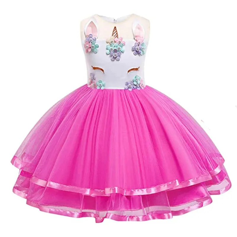 Unicorn Birthday Dress-5 Colours