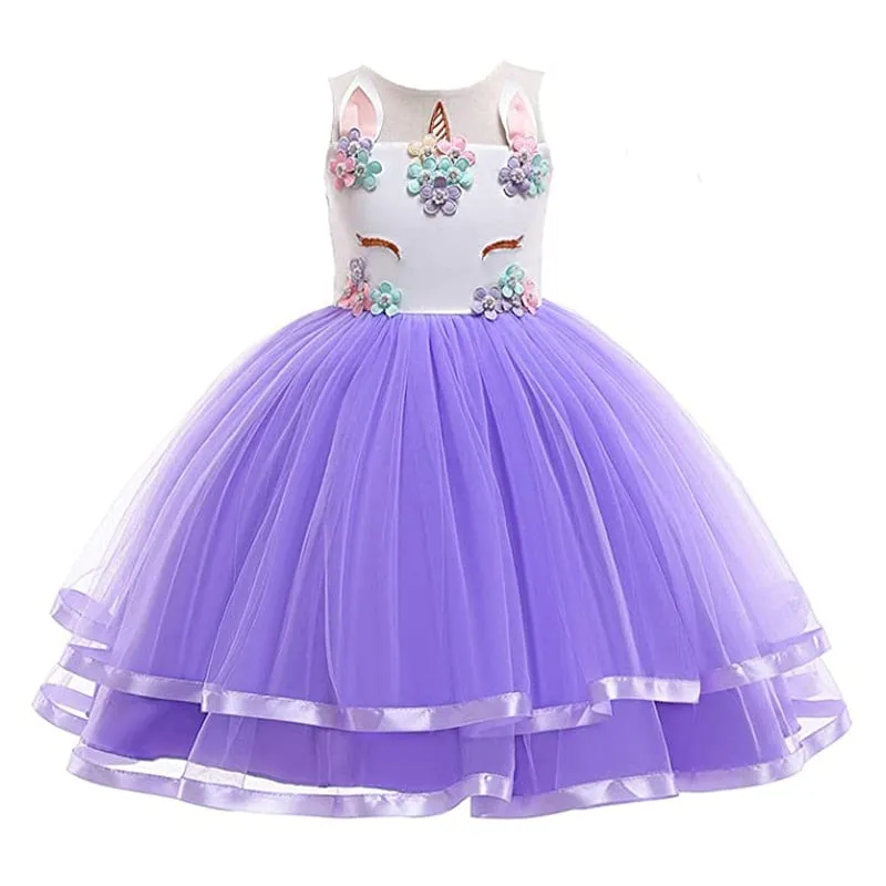 Unicorn Birthday Dress-5 Colours