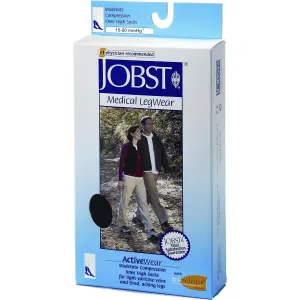 Unisex Jobst Activewear 15-20 mmHg Black Large