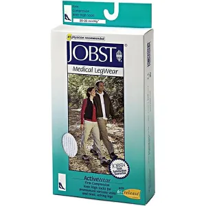 Unisex Jobst Activewear 15-20 mmHg White Large