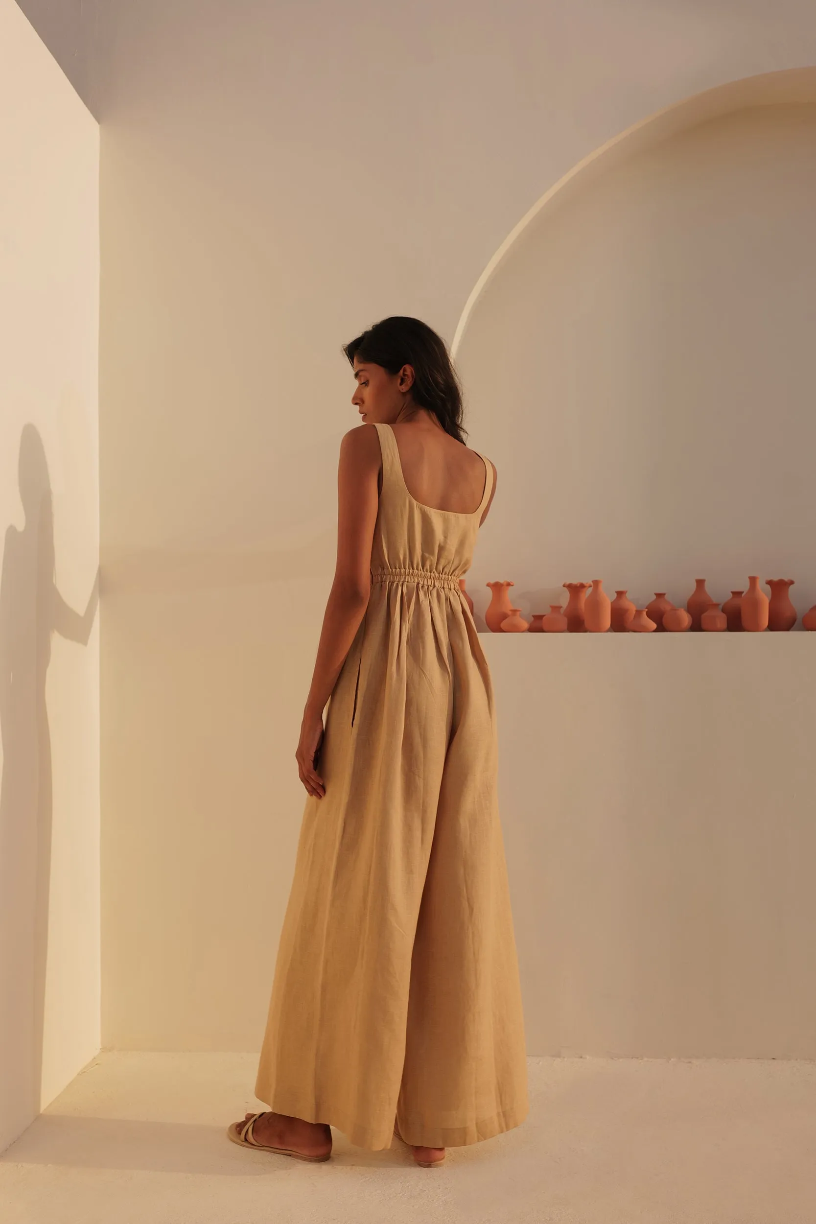 Venice Jumpsuit (Light Sand)