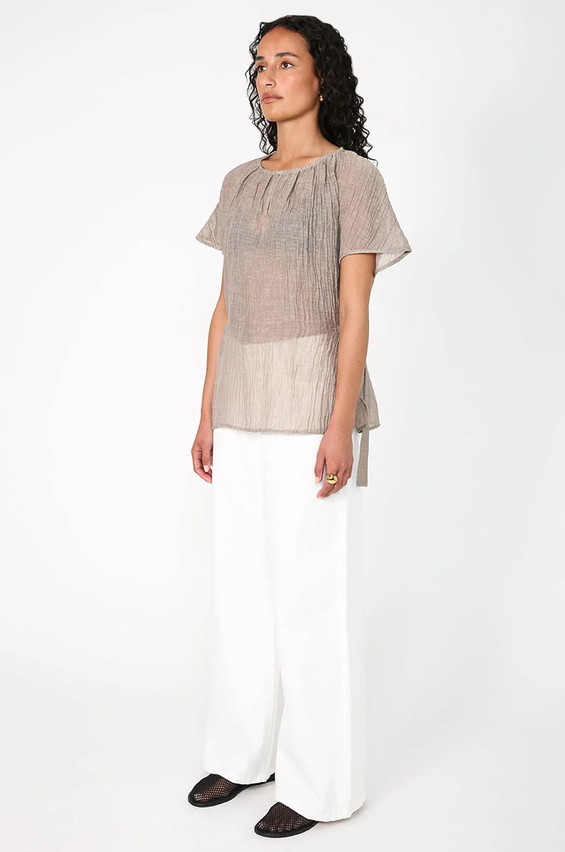 verve tee / latte taupe