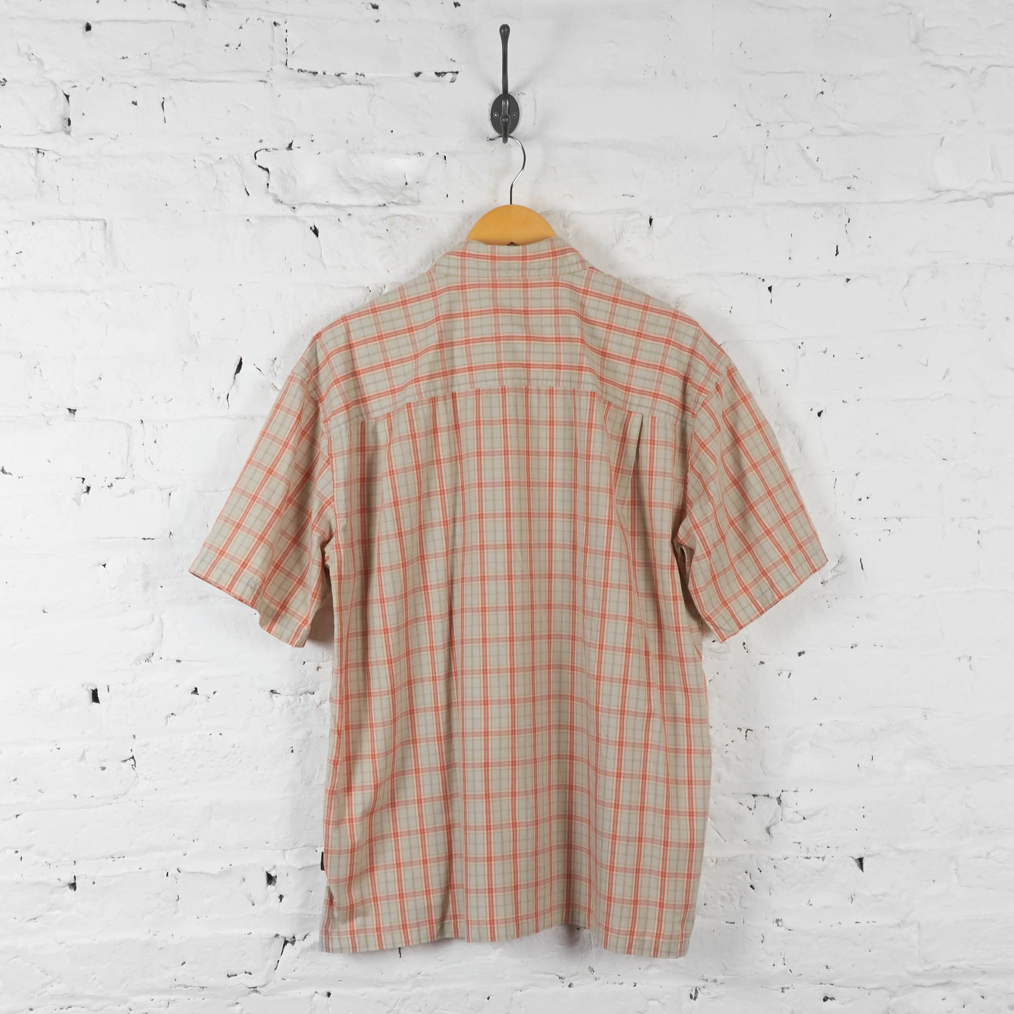 Vintage Patagonia Checked Shirt - Orange - L