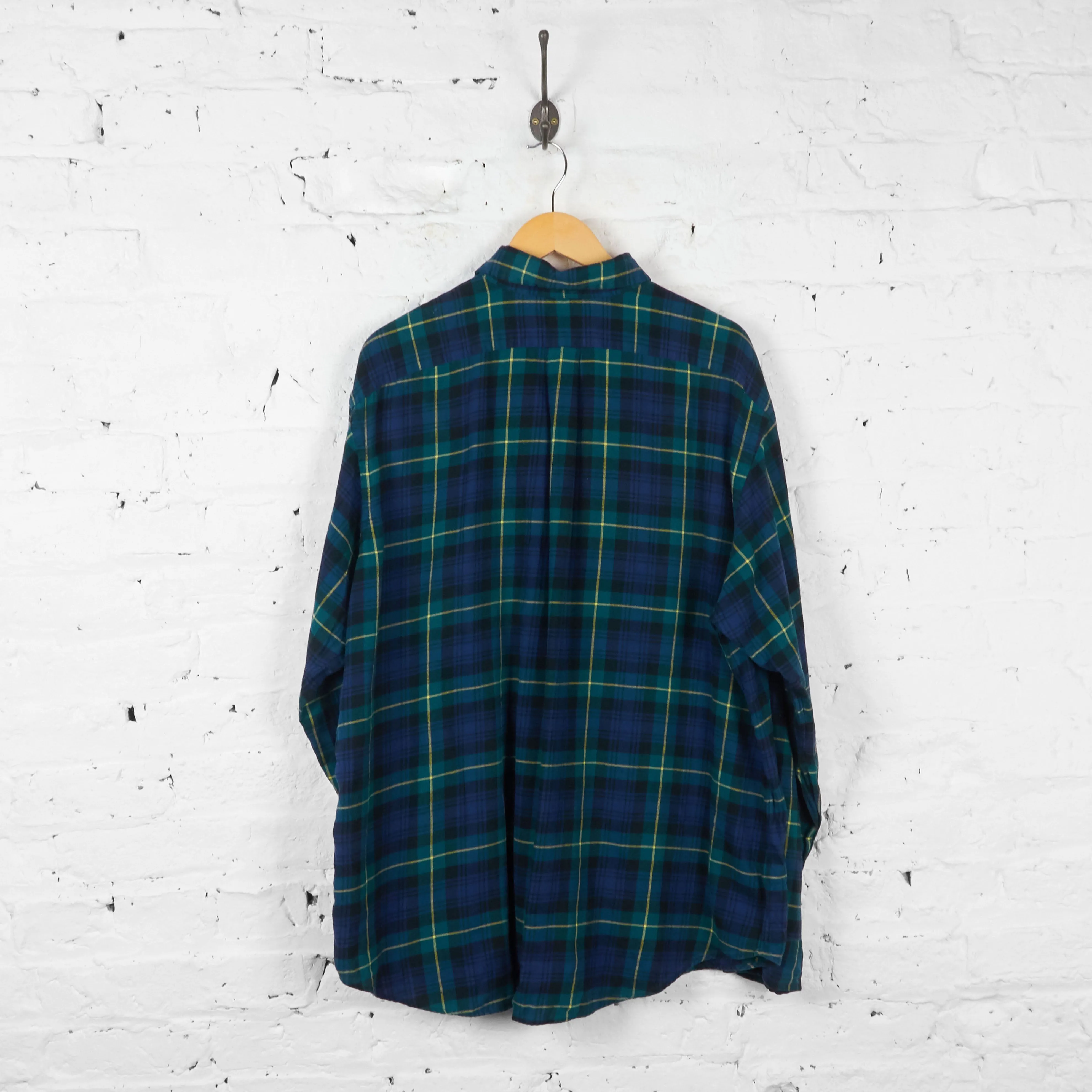 Vintage Ralph Lauren Checked Shirt - Blue/Green - XXL