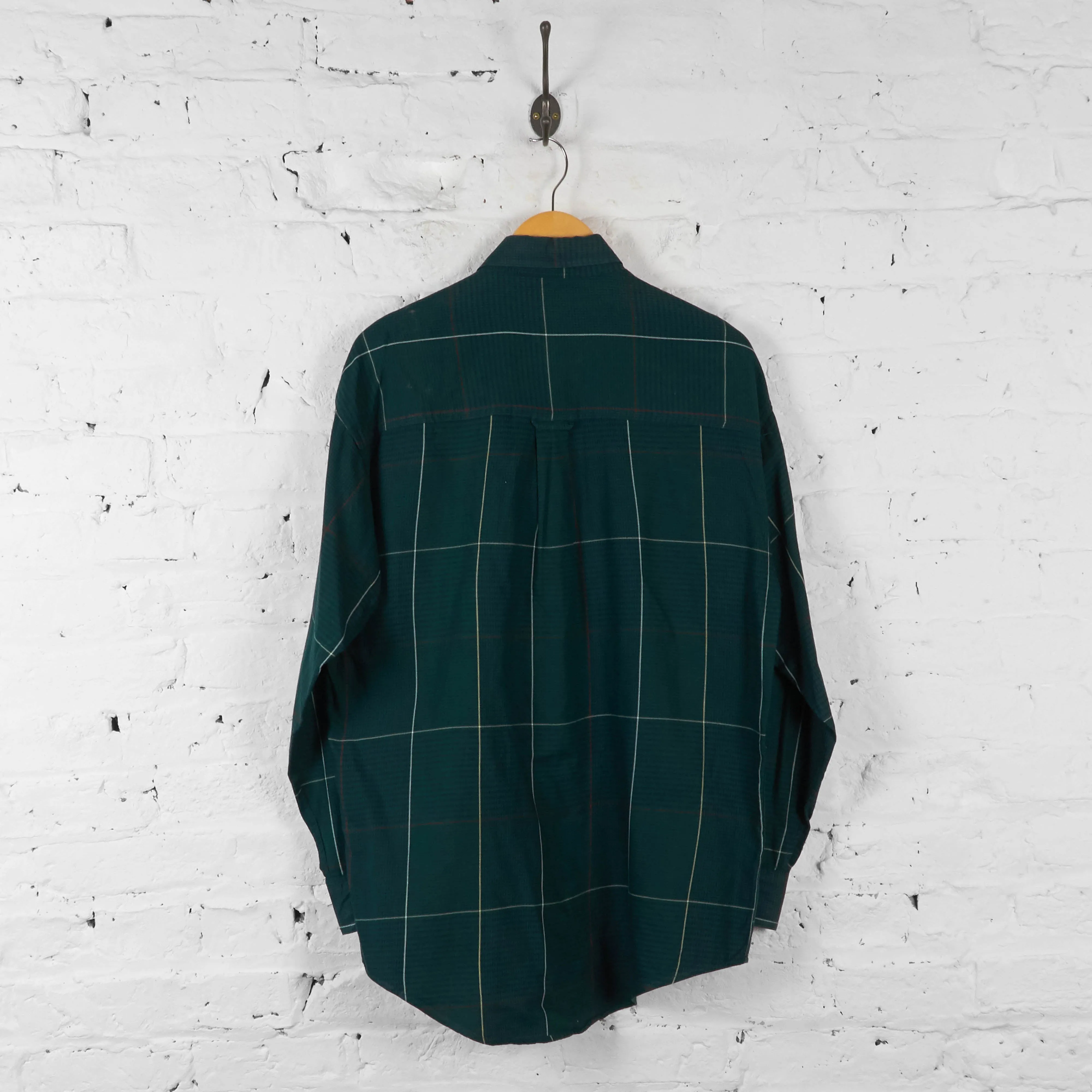 Vintage Ralph Lauren Checked Shirt - Green - M