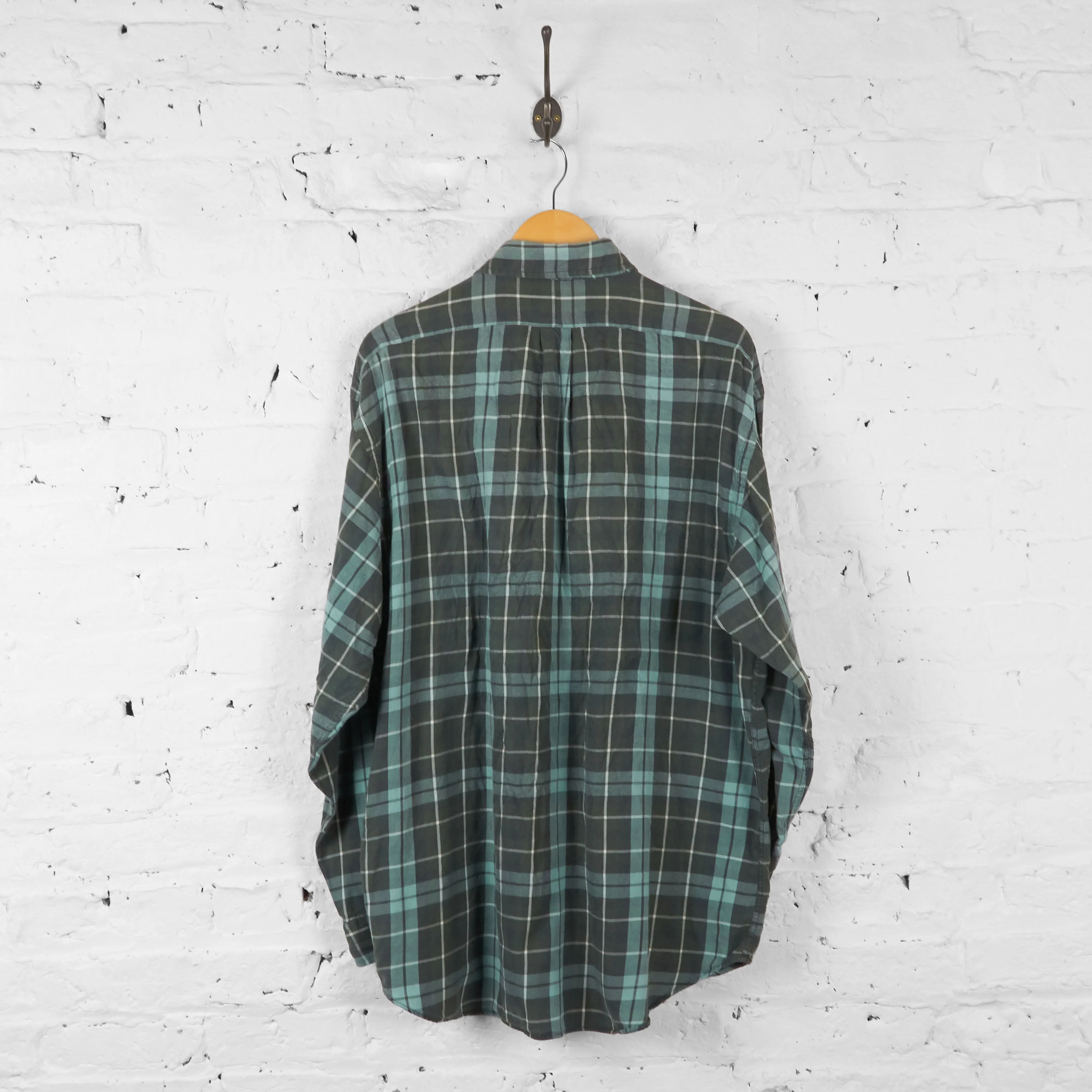 Vintage Ralph Lauren Checked Shirt - Green - XL