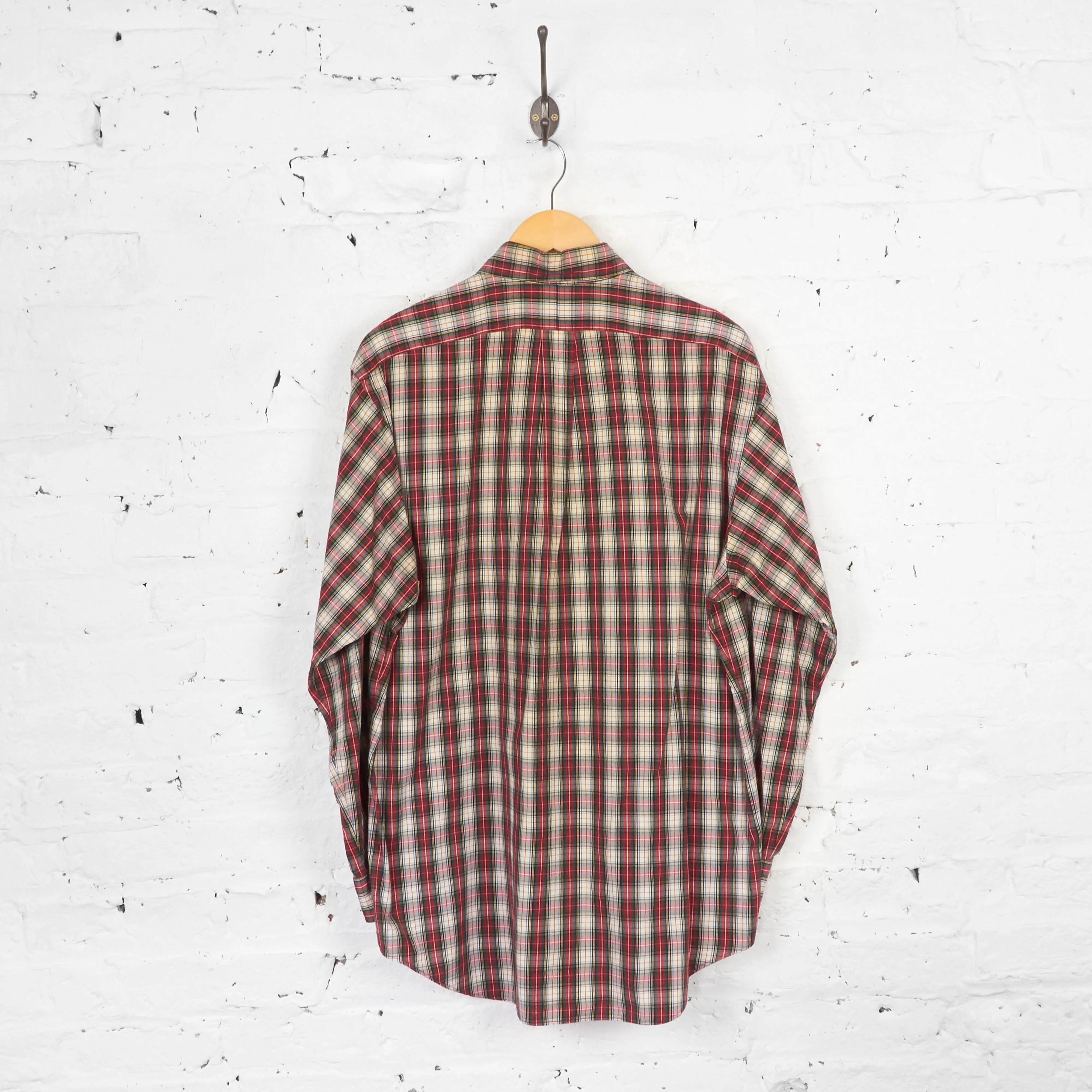 Vintage Ralph Lauren Checked Shirt - Red/Green - M