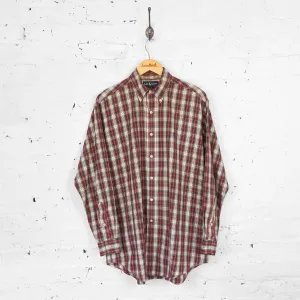 Vintage Ralph Lauren Checked Shirt - Red/Green - M
