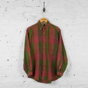 Vintage Tommy Hilfiger Checked Shirt - Green - S