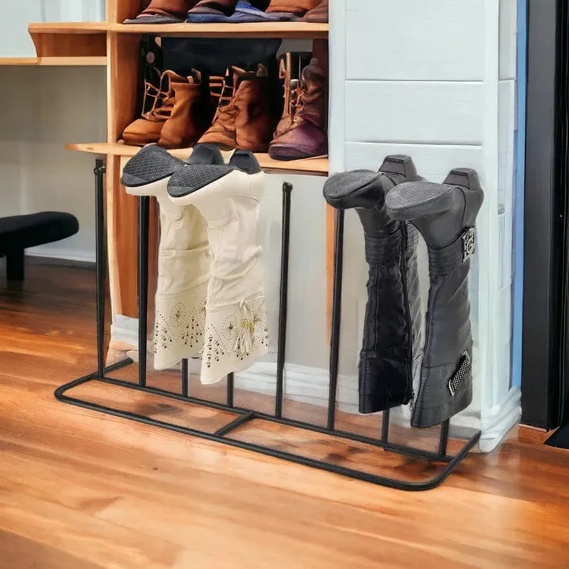 Welly Boot Rack Drying Stand for 4 Pairs of Boots