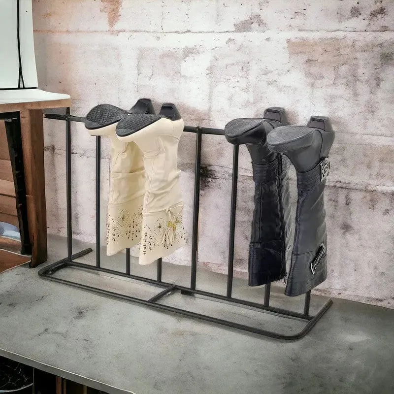 Welly Boot Rack Drying Stand for 4 Pairs of Boots