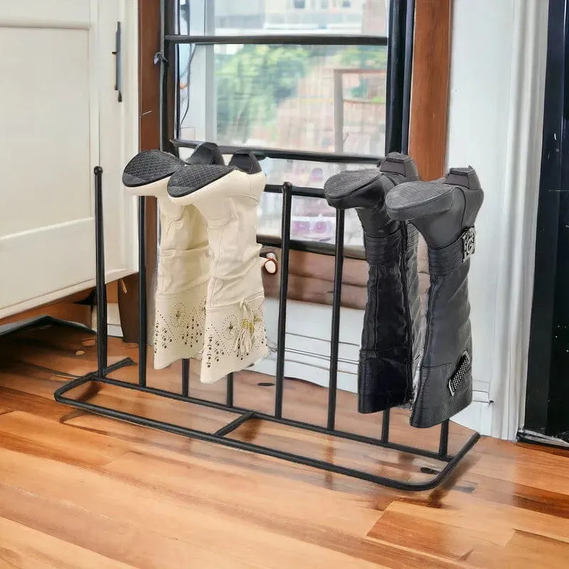 Welly Boot Rack Drying Stand for 4 Pairs of Boots