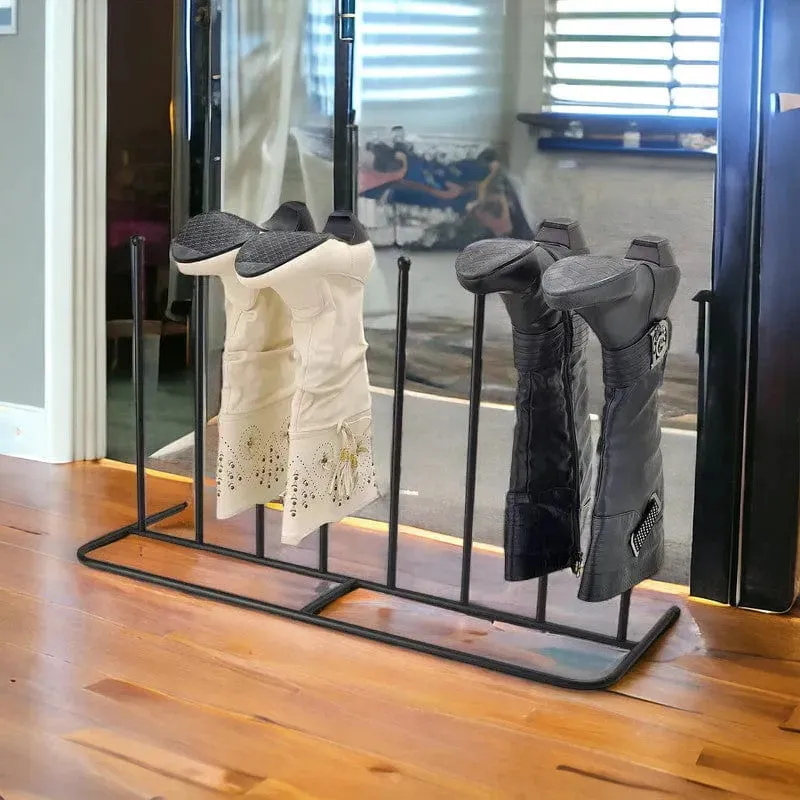 Welly Boot Rack Drying Stand for 4 Pairs of Boots