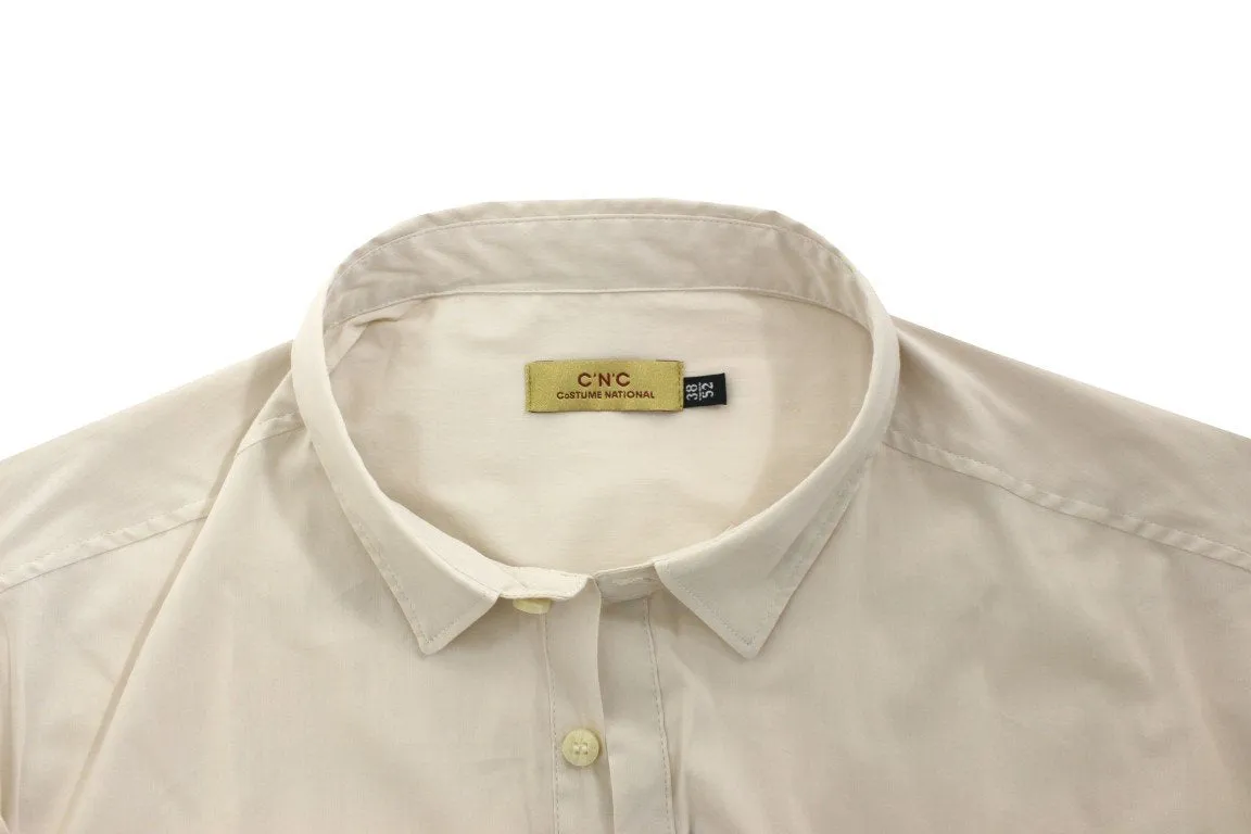 White cotton dress shirt