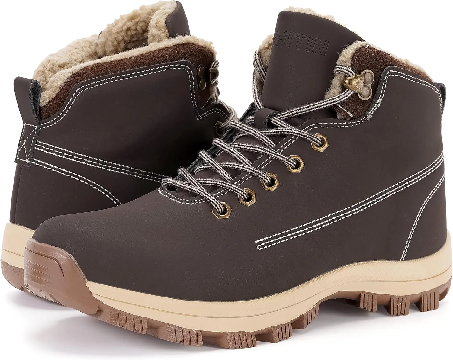 WHITIN Waterproof Snow Boots - Stay Warm & Dry!