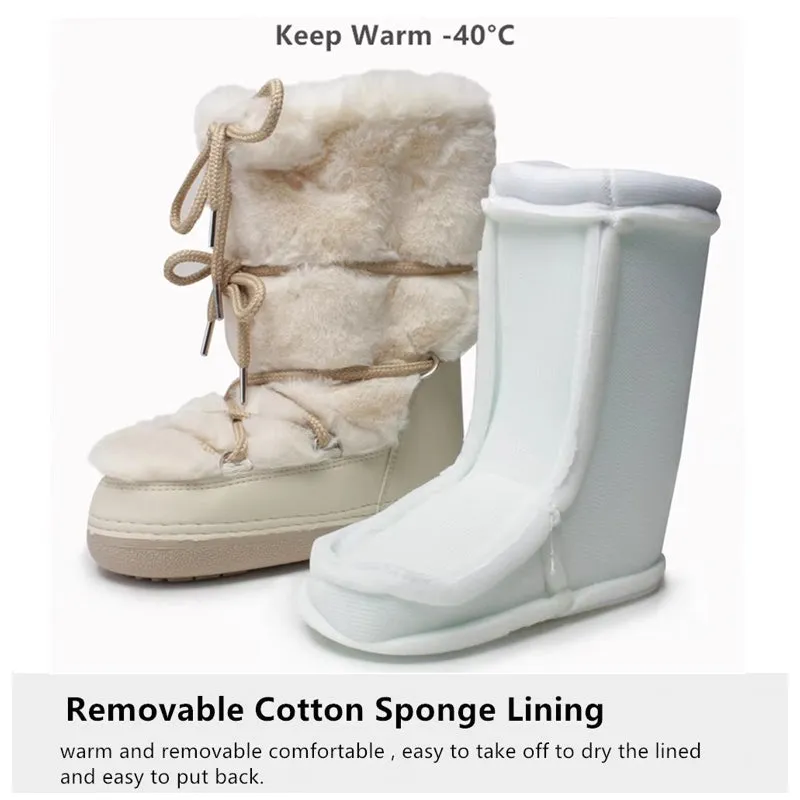 Winter Fur Women Snow Boots