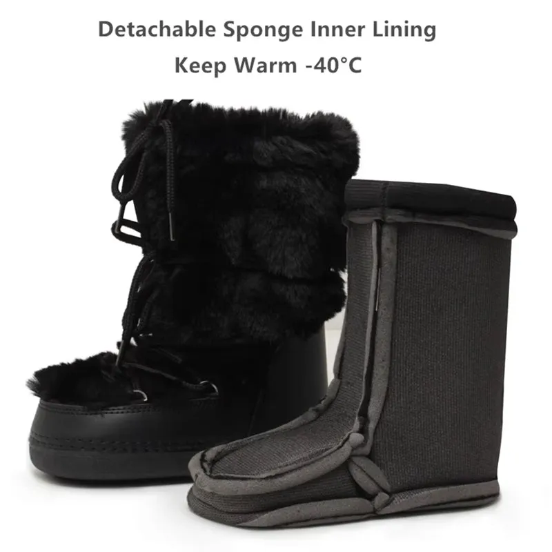 Winter Fur Women Snow Boots