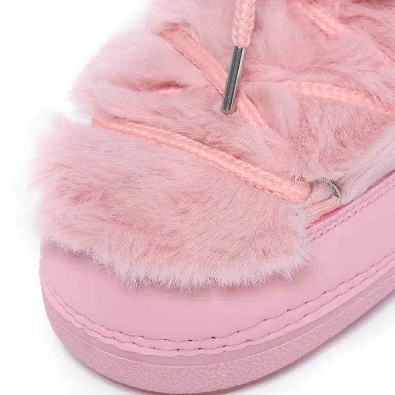 Winter Fur Women Snow Boots