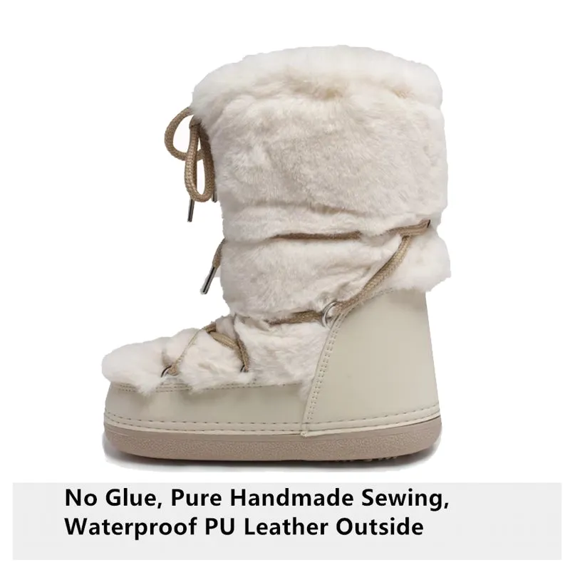 Winter Fur Women Snow Boots