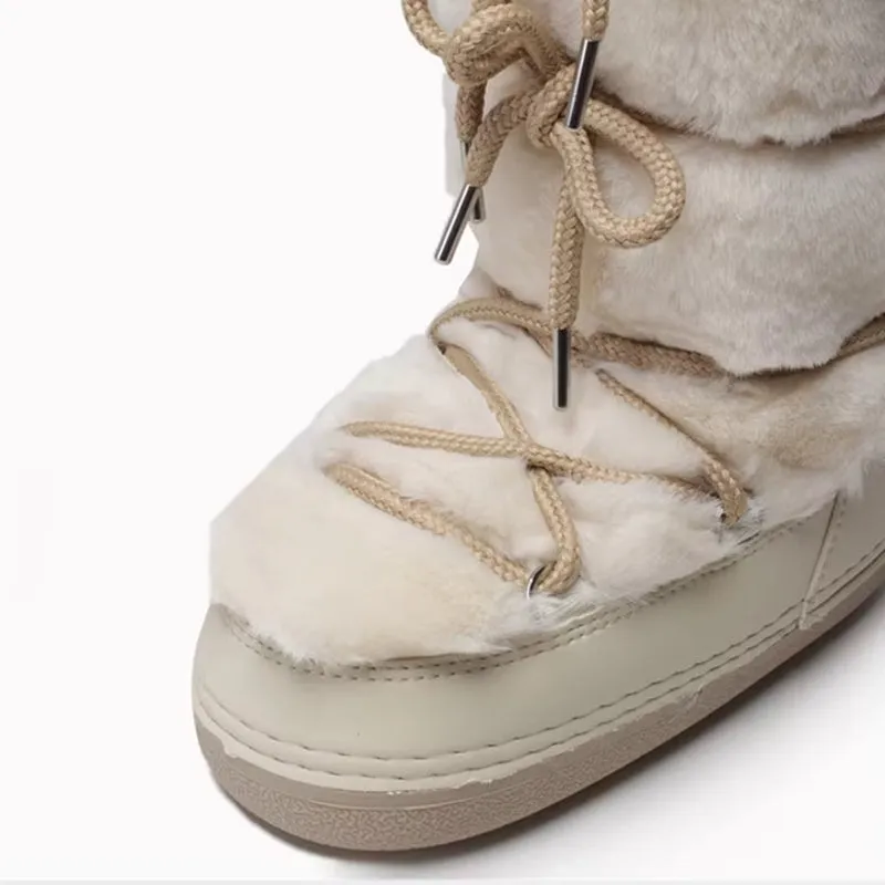 Winter Fur Women Snow Boots