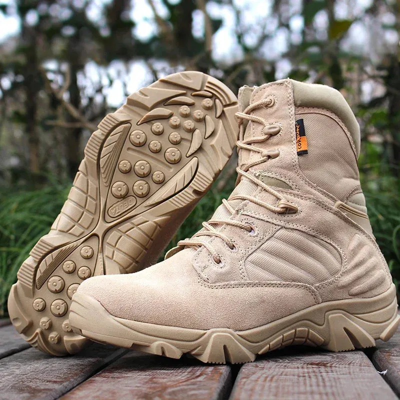 WINTER LEATHER COMBAT BOOTS