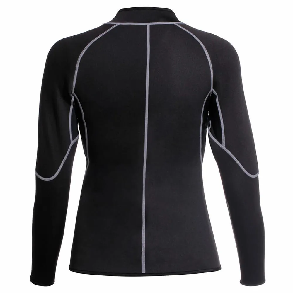Women Hot Sweat Weight Loss Shirt Neoprene Body Shaper Sauna Jacket Suit