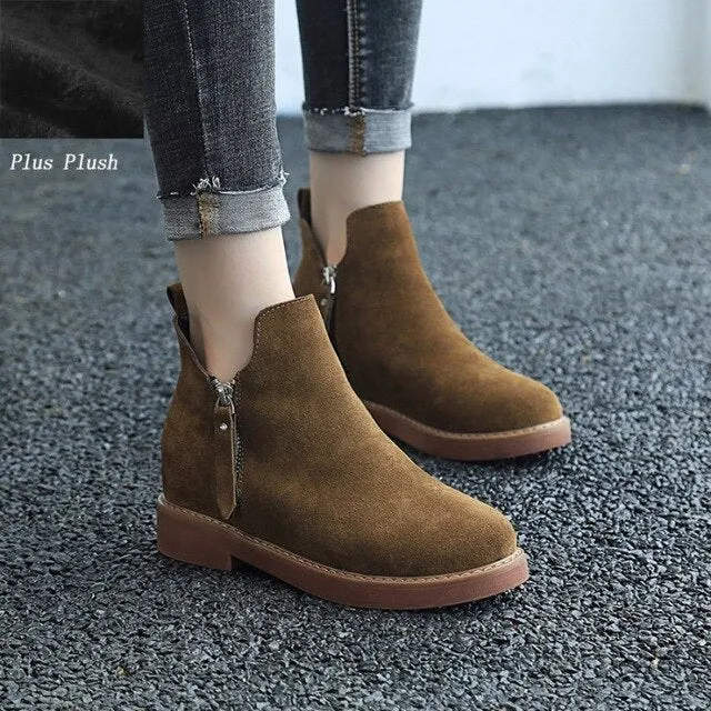 Women Warm Casual Ankle Snow Boots