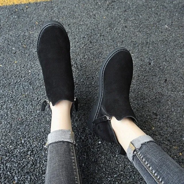 Women Warm Casual Ankle Snow Boots