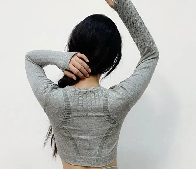 Women's Activewear Set – Gym Tracksuit with Leggings & Long Sleeve Top