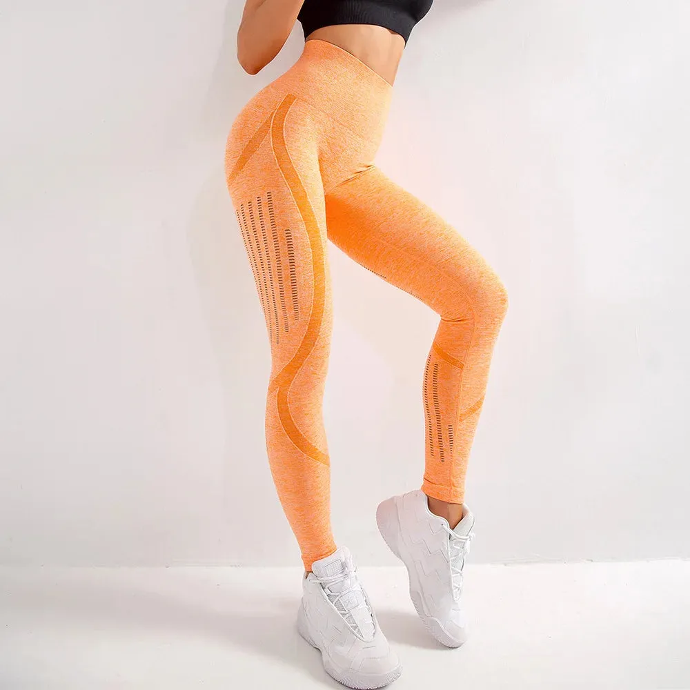 Women's Activewear Set – Gym Tracksuit with Leggings & Long Sleeve Top