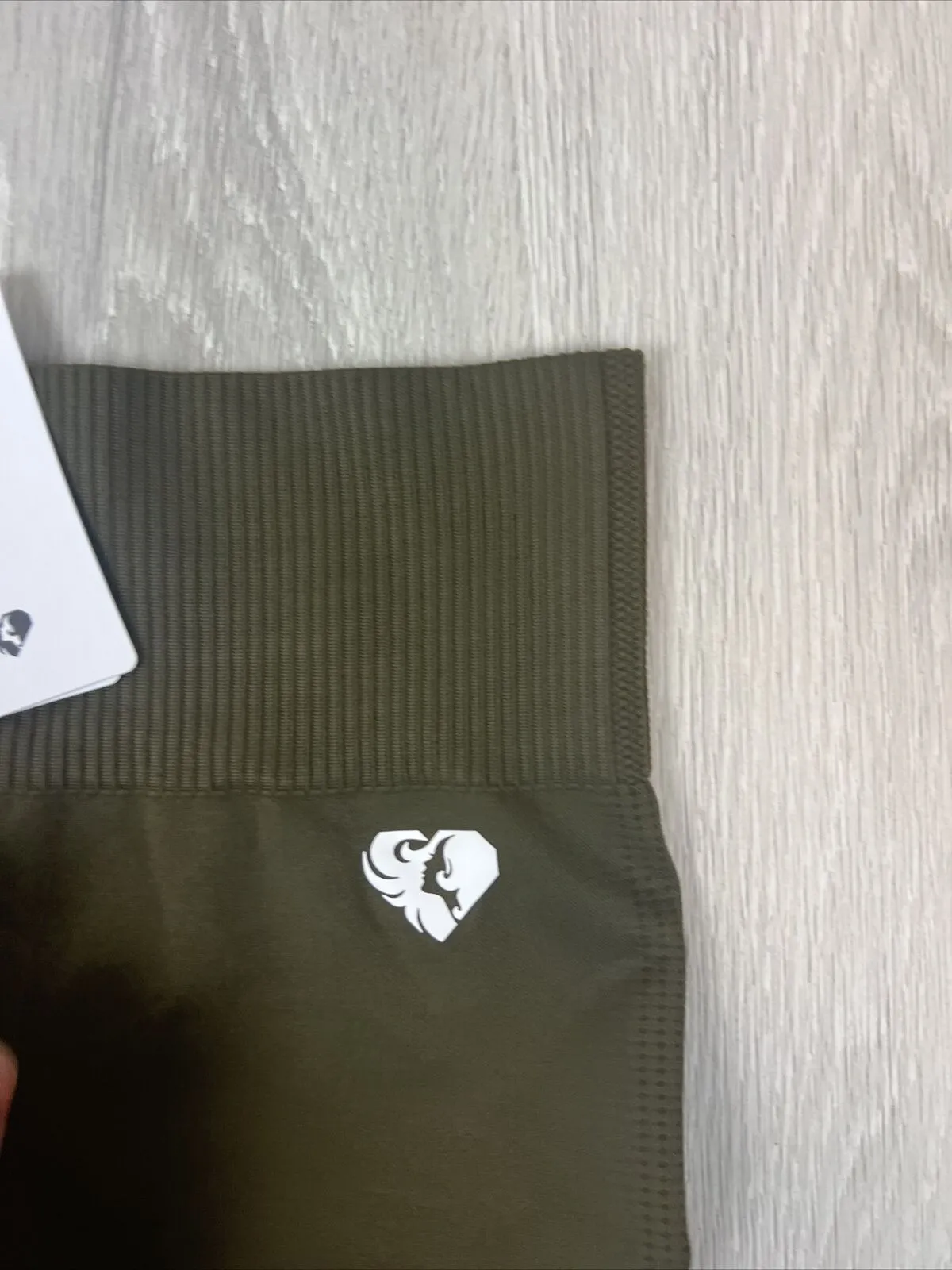 Womens Best Khaki Green Power Seamless Leggings Size Small (New)