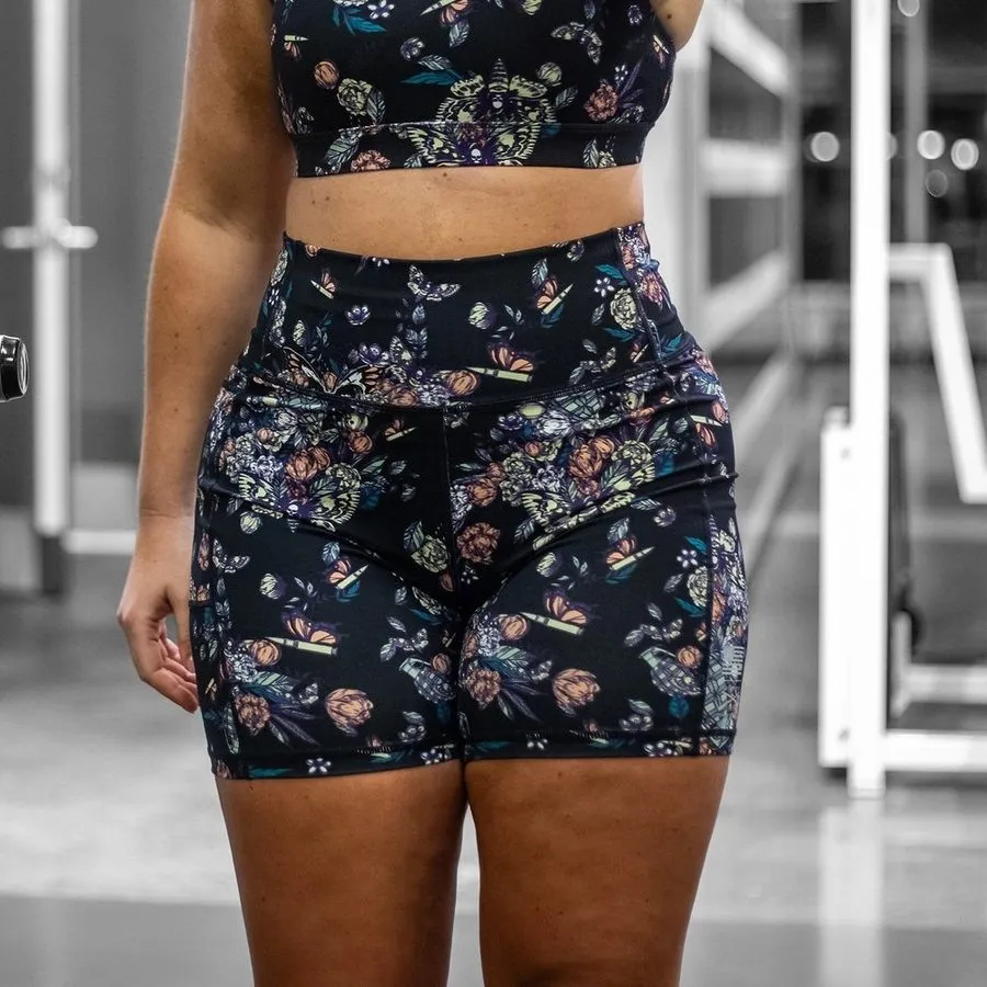 Women's Biker Short - Grenade Paradise