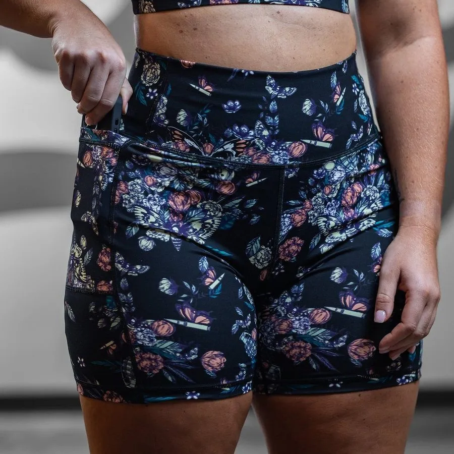 Women's Biker Short - Grenade Paradise