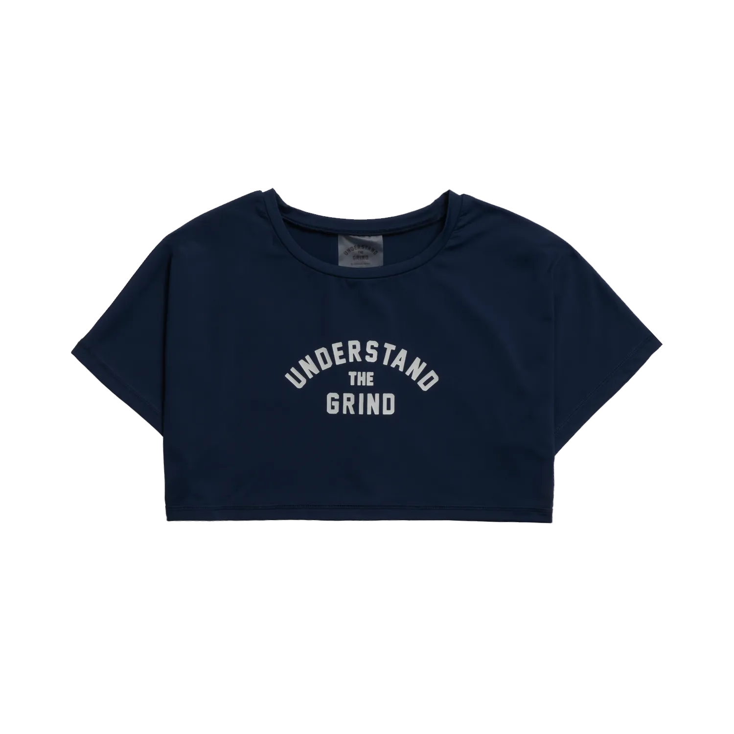 Women's Crop Tee - Navy