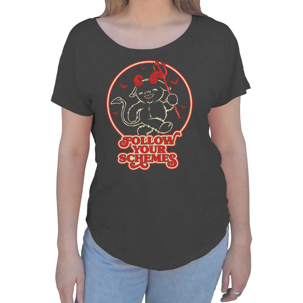 Women's Follow Your Schemes Scoop Neck T-Shirt