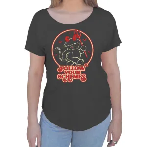 Women's Follow Your Schemes Scoop Neck T-Shirt