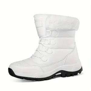 Womens NonSlip High Tube Winter Snow Boots
