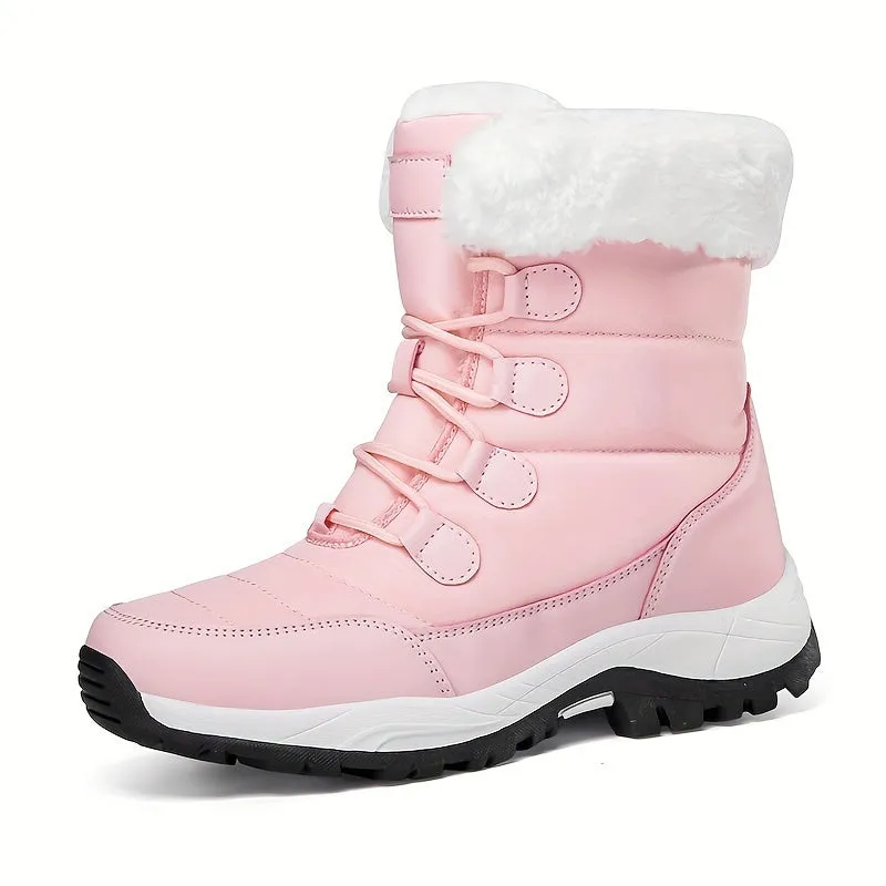 Womens NonSlip High Tube Winter Snow Boots