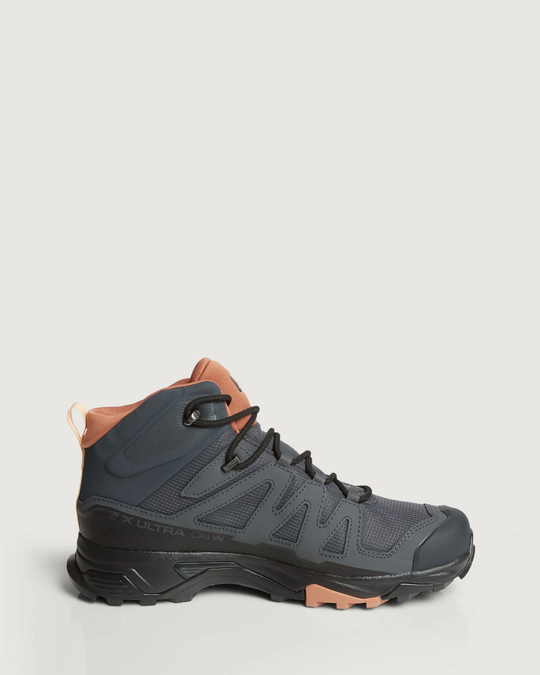 Women's Salomon X Ultra 4 GORE-TEX Mid Hiking Boots - Ebony/Mocha Mousse/Almond Cream
