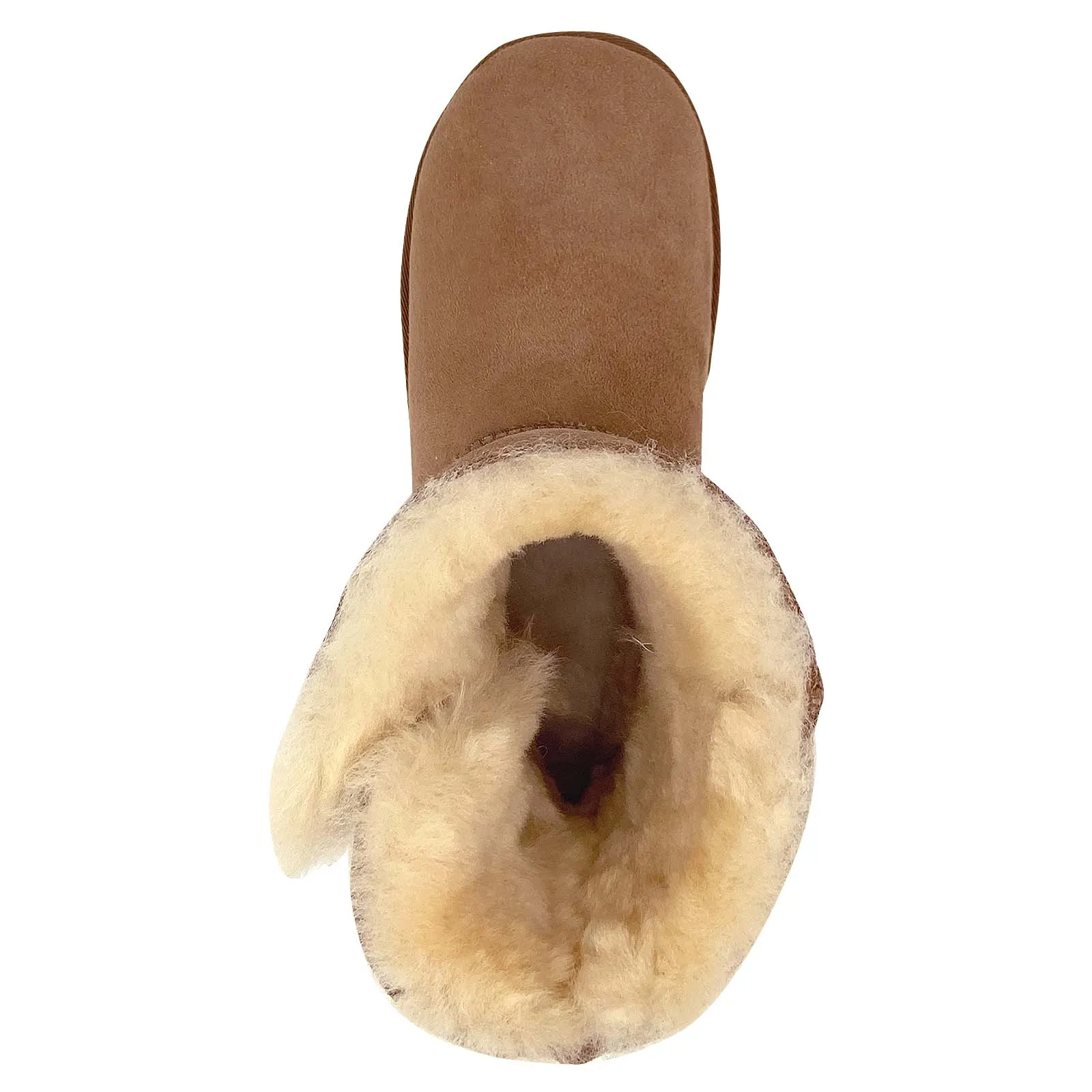 Women's Sheepskin Toggle Winter Boots (Clearance)